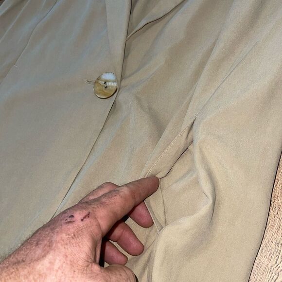 J. Jill 100% silk Single Button Career Jacket Blazer - Picture 10 of 12